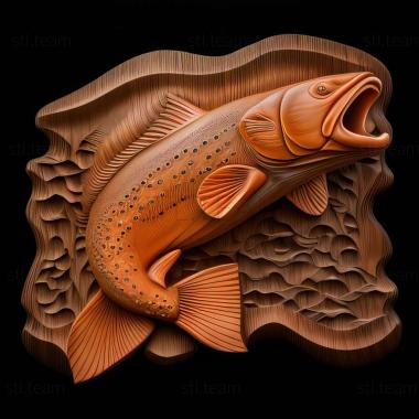 3D model trout (STL)